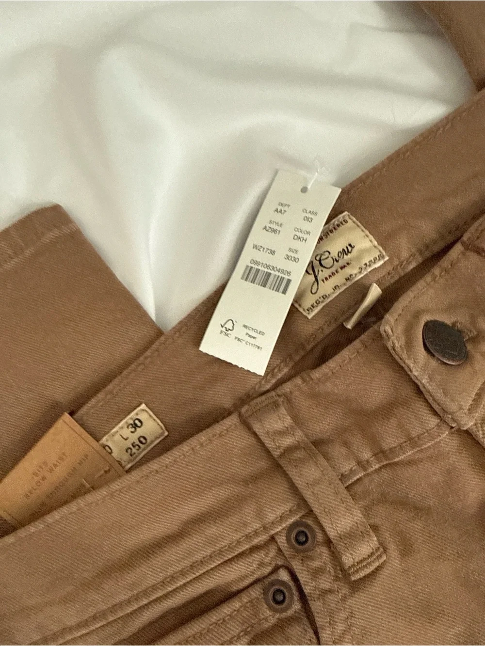 J. Crew crew straight